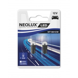 NEOLUX W5W BRIGHT WHITE 6000K 2KS/BAL NEOLUX W5W BRIGHT WHITE 6000K 2KS/BAL
