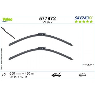 Stierače Citroen C4 Cactus (E3) 02.2014-> Valeo Silencio 600/430 mm Stierače Citroen C4 Cactus (E3) 02.2014-> Valeo Silencio 600/430 mm
