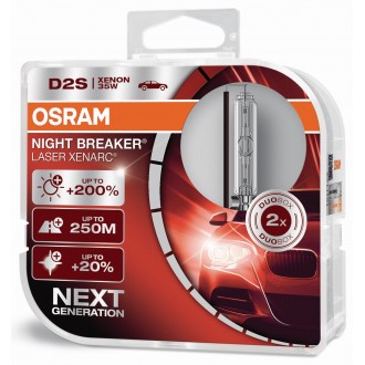 Osram D2S Xenarc Night Breaker Laser +200% 2Ks/Bal Osram D2S Xenarc Night Breaker Laser +200% 2Ks/Bal