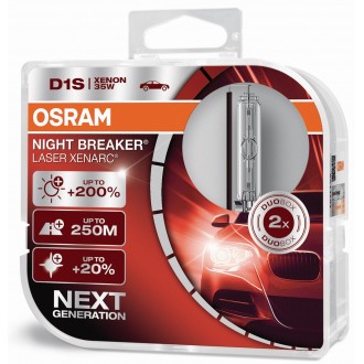Osram D1S Xenarc Night Breaker Laser +200% 2Ks/Bal