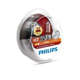 Philips H7 X-Treme Vision G-Force +130% 2ks/Bal Philips H7 X-Treme Vision G-Force +130% 2ks/Bal