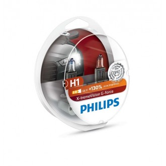 Philips H1 X-Treme Vision G-Force +130% 2ks/Bal Philips H1 X-Treme Vision G-Force +130% 2ks/Bal