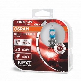 Osram HB4 Night Breaker LASER Gen2 +150% 2ks/Bal.