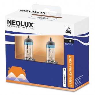 Neolux H4 Extra Light +130% 2ks/bal Neolux H4 Extra Light +130% 2ks/bal