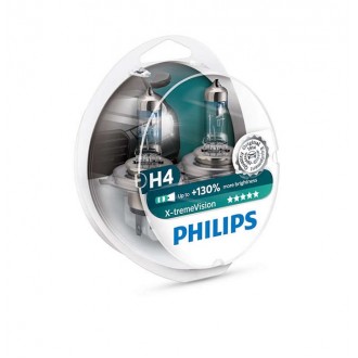 Philips H4 X-Treme Vision +130% 2ks/Bal
